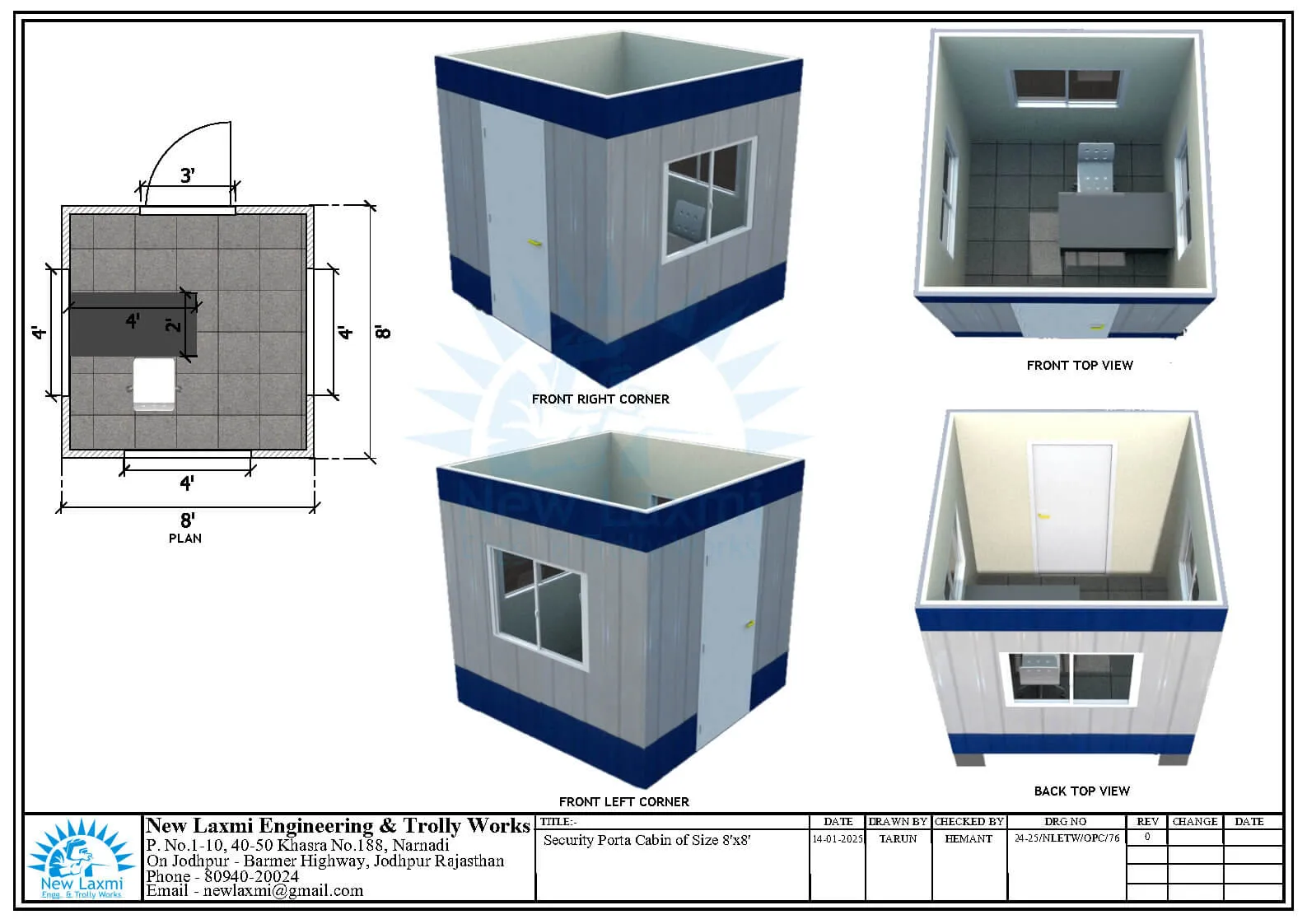 Office Cabin Layout